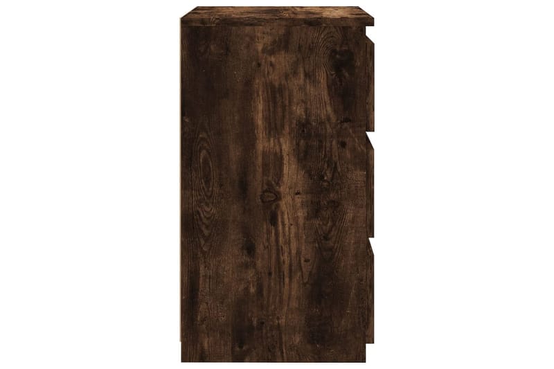 beBasic Yöpöytä savutammi 40x35x62,5 cm tekninen puu - Ruskea - Huonekalut - Pöytä & ruokailuryhmä - Apupöytä & sivupöytä - Yöpöytä