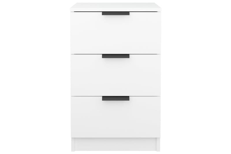beBasic Yöpöytä valkoinen 40x36x65 cm - Valkoinen - Huonekalut - Pöytä & ruokailuryhmä - Apupöytä & sivupöytä - Yöpöytä