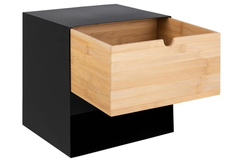 Belleuve Yöpöytä 25 cm - Musta - Huonekalut - Pöytä & ruokailuryhmä - Apupöytä & sivupöytä - Yöpöytä