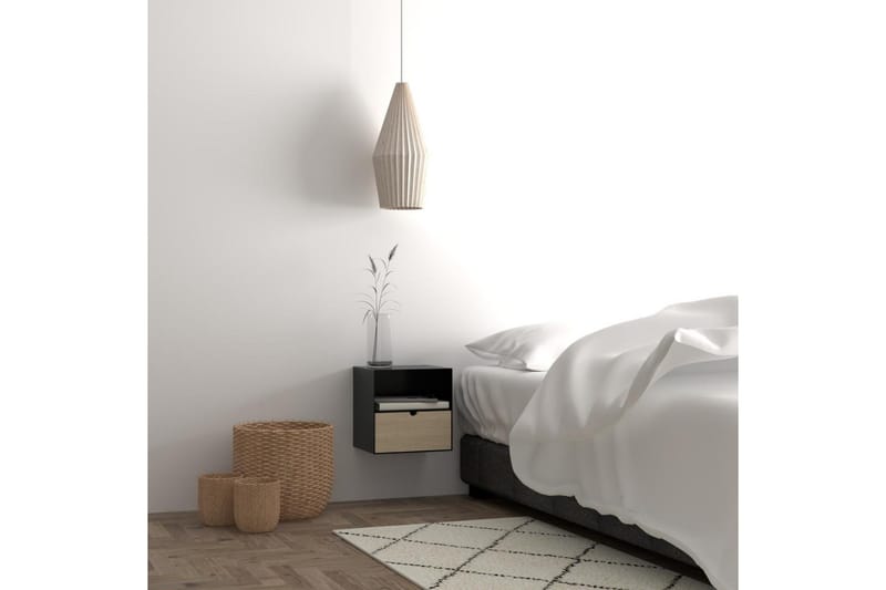 Belleuve Yöpöytä 25 cm - Musta - Huonekalut - Pöytä & ruokailuryhmä - Apupöytä & sivupöytä - Yöpöytä