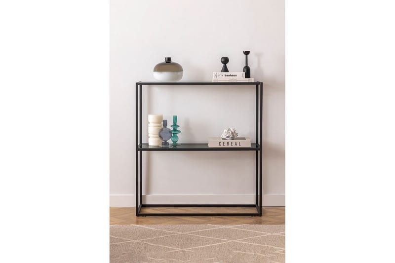 Berra Sivupöytä 80 cm - Musta - Huonekalut - Pöytä & ruokailuryhmä - Apupöytä & sivupöytä - Tarjotinpöytä & pikkupöytä