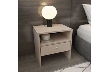 Berriaren Yöpöytä 45 cm - Beige - Huonekalut - Pöytä & ruokailuryhmä - Apupöytä & sivupöytä - Yöpöytä