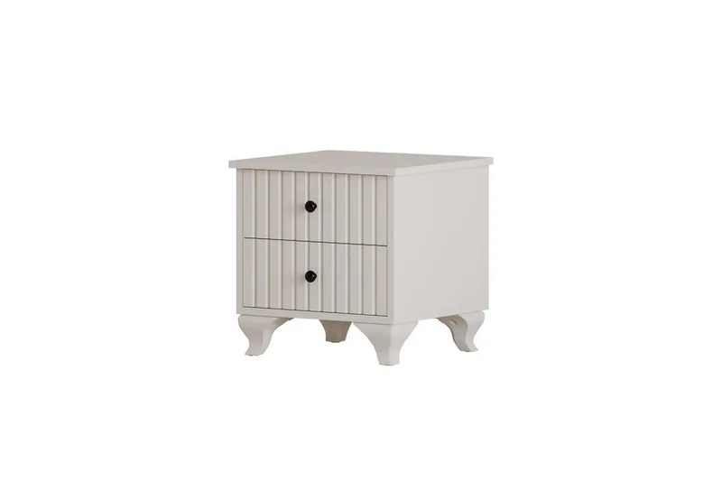 Beynor Yöpöytä 45 cm, Matta Valkoinen