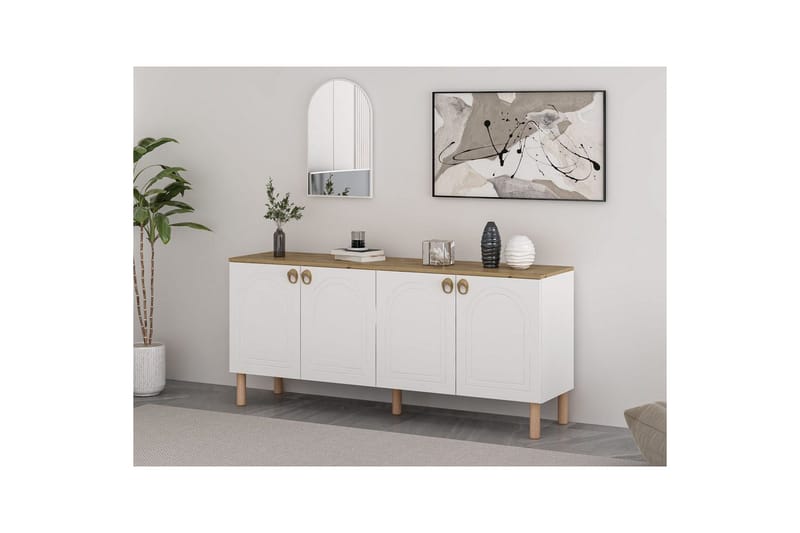 Bingdi Konsolipöytä 180 cm - Valkoinen - Huonekalut - Pöytä & ruokailuryhmä - Apupöytä & sivupöytä - Konsolipöytä