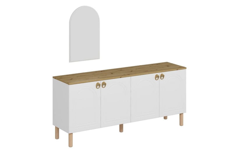 Bingdi Konsolipöytä 180 cm, Valkoinen