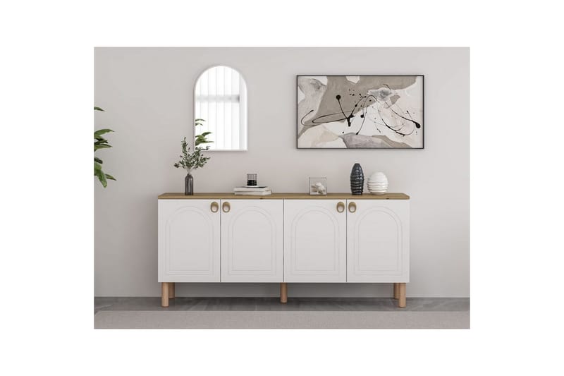 Bingdi Konsolipöytä 180 cm - Valkoinen - Huonekalut - Pöytä & ruokailuryhmä - Apupöytä & sivupöytä - Konsolipöytä