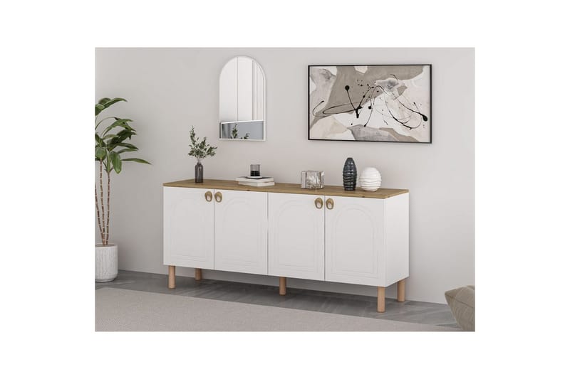 Bingdi Konsolipöytä 180 cm - Valkoinen - Huonekalut - Pöytä & ruokailuryhmä - Apupöytä & sivupöytä - Konsolipöytä