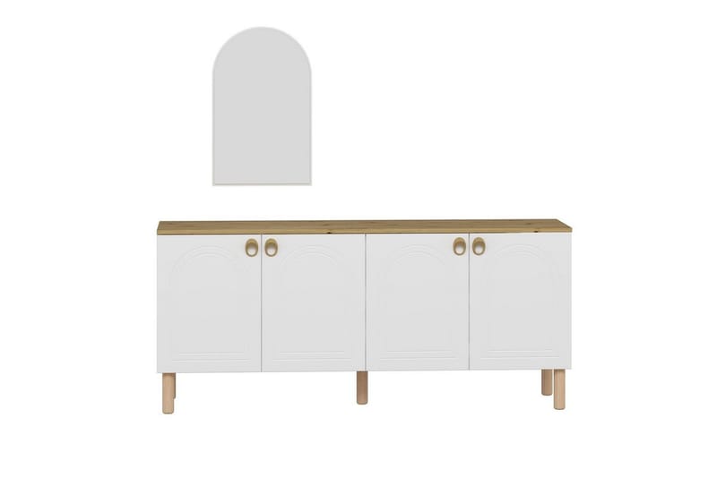 Bingdi Konsolipöytä 180 cm - Valkoinen - Huonekalut - Pöytä & ruokailuryhmä - Apupöytä & sivupöytä - Konsolipöytä