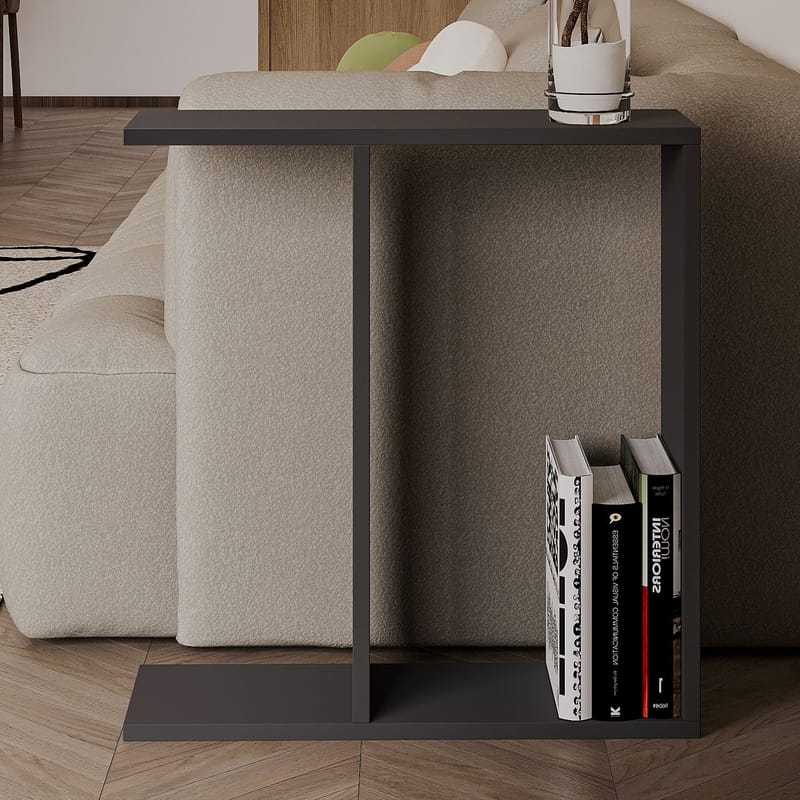 Bingdi sivupöytä 60x60x60 cm - Antrasiitti - Huonekalut - Pöytä & ruokailuryhmä - Apupöytä & sivupöytä - Tarjotinpöytä & pikkupöytä