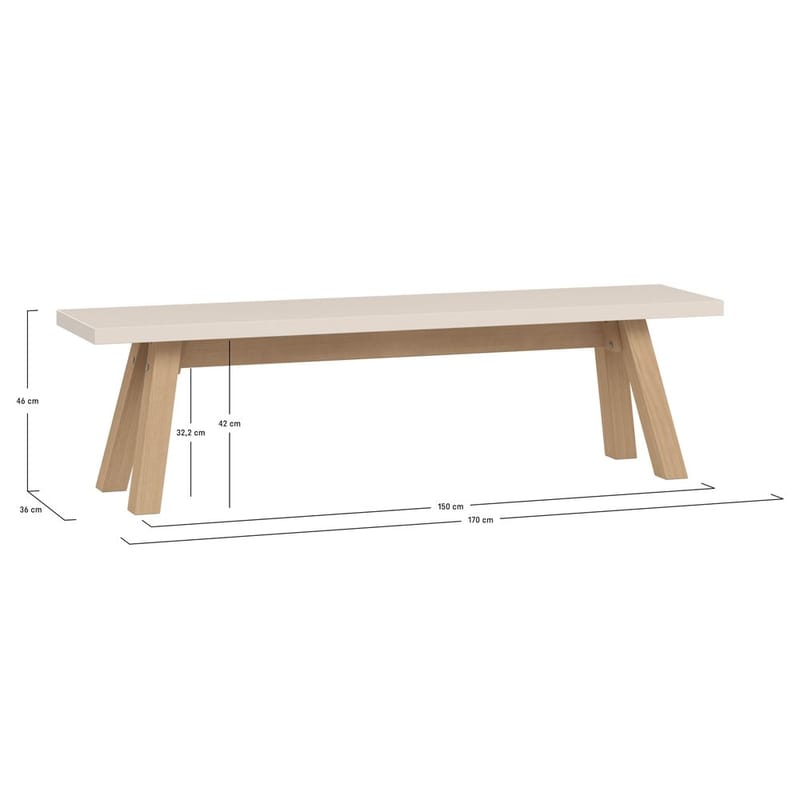 Blombord VOX 170x36 cm - Huonekalut - Pöytä & ruokailuryhmä - Apupöytä & sivupöytä - Kukkapöytä