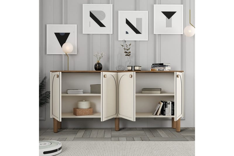 Boheemi konsolipöytä 180 cm - Beige - Huonekalut - Pöytä & ruokailuryhmä - Apupöytä & sivupöytä - Konsolipöytä