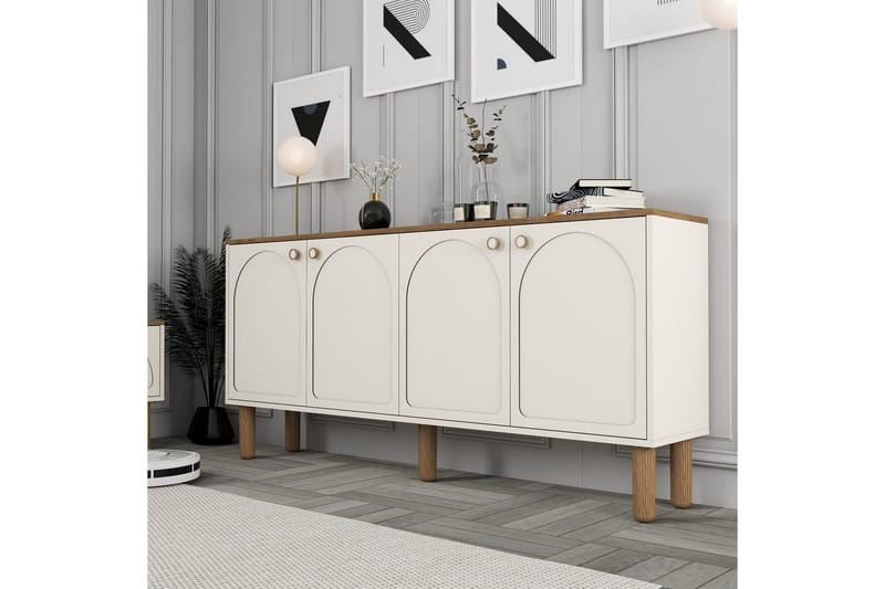 Boheemi konsolipöytä 180 cm - Beige - Huonekalut - Pöytä & ruokailuryhmä - Apupöytä & sivupöytä - Konsolipöytä
