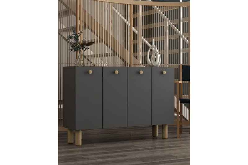 Bohem Konsolipöytä 120 cm - Antrasiitti/Ruskea - Huonekalut - Pöytä & ruokailuryhmä - Apupöytä & sivupöytä - Konsolipöytä