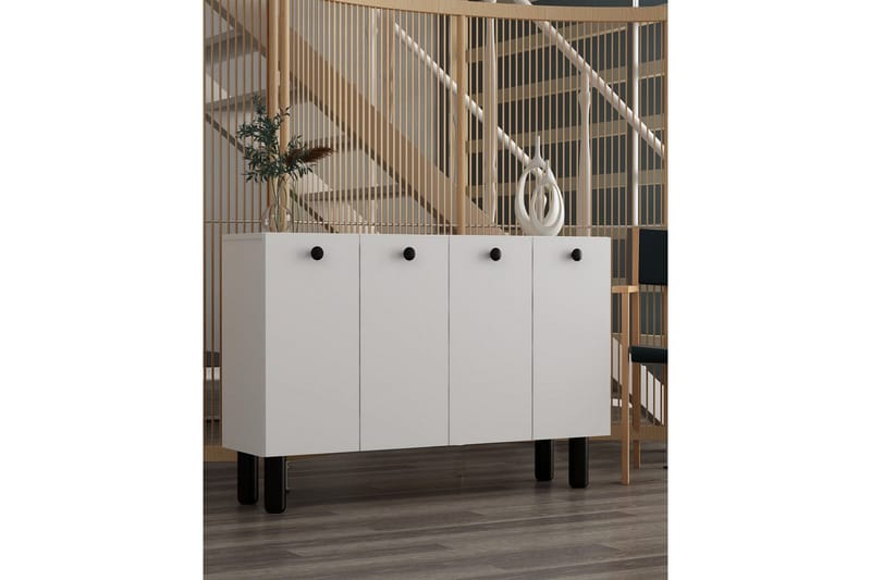 Bohem Konsolipöytä 120 cm - Valkoinen/Musta - Huonekalut - Pöytä & ruokailuryhmä - Apupöytä & sivupöytä - Konsolipöytä