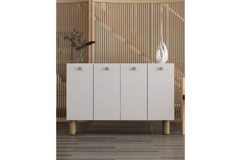 Bohem Konsolipöytä 120 cm - Valkoinen/Ruskea - Huonekalut - Pöytä & ruokailuryhmä - Apupöytä & sivupöytä - Konsolipöytä