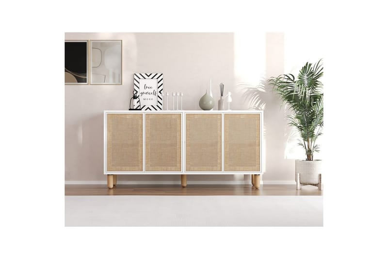 Breya Konsolipöytä 150 cm - Valkoinen - Huonekalut - Pöytä & ruokailuryhmä - Apupöytä & sivupöytä - Konsolipöytä