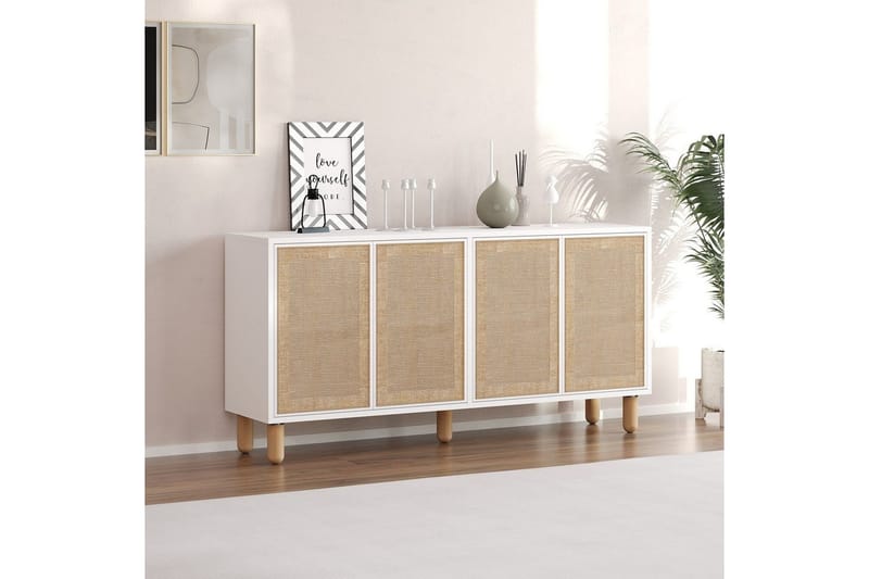 Breya Konsolipöytä 150 cm - Valkoinen - Huonekalut - Pöytä & ruokailuryhmä - Apupöytä & sivupöytä - Konsolipöytä