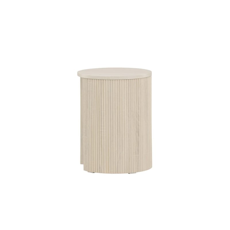 Bristol Sivupöytä 40 cm - Whitewash - Huonekalut - Pöytä & ruokailuryhmä - Apupöytä & sivupöytä - Tarjotinpöytä & pikkupöytä