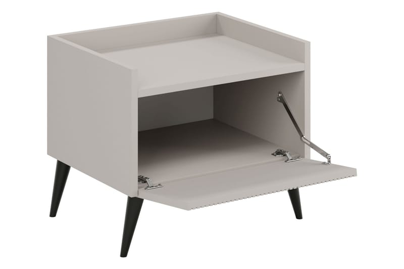 Chiku Yöpöytä 52 cm - Beige - Huonekalut - Pöytä & ruokailuryhmä - Apupöytä & sivupöytä - Yöpöytä