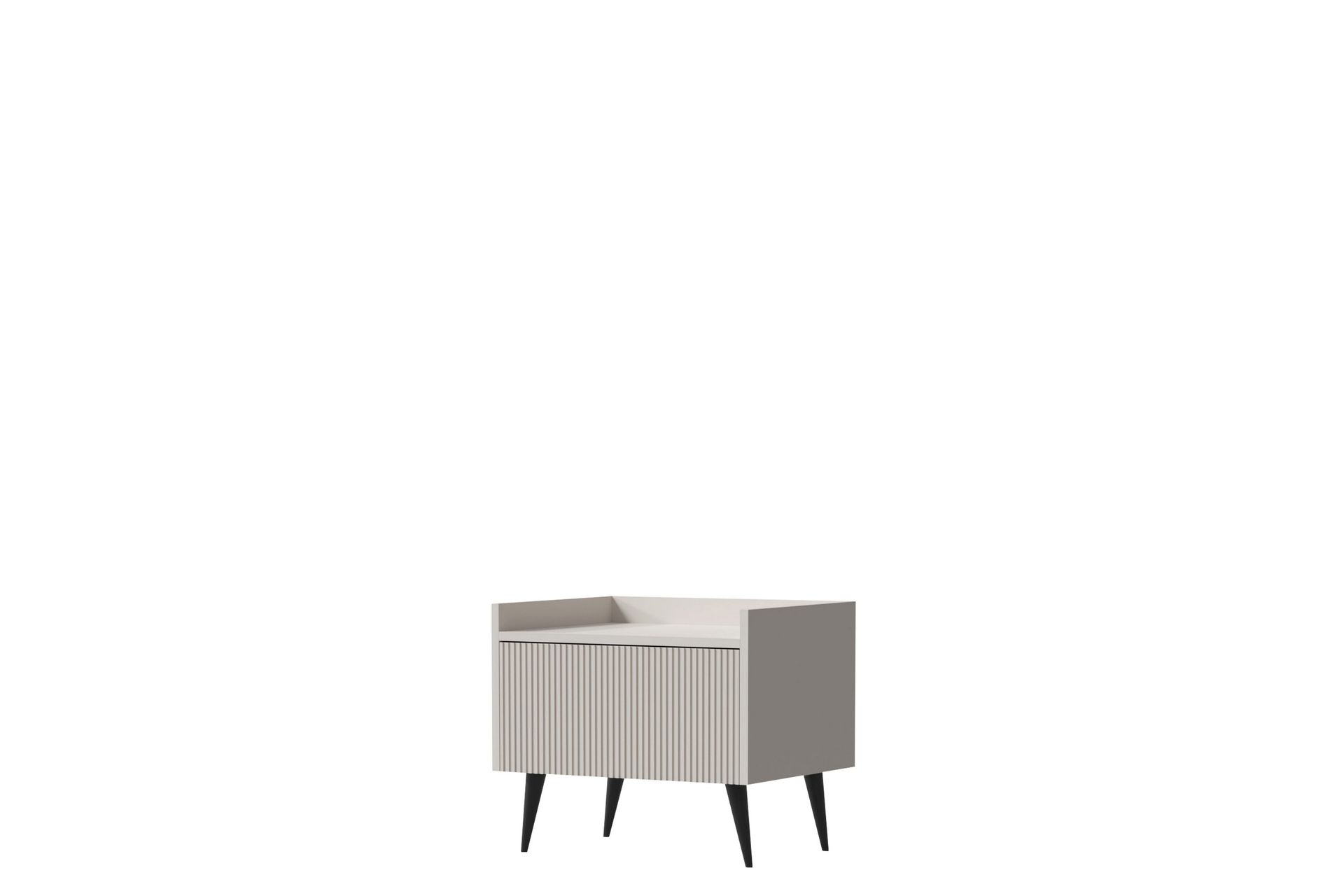 Chiku Yöpöytä 52 cm - Beige - Huonekalut - Pöytä & ruokailuryhmä - Apupöytä & sivupöytä - Yöpöytä