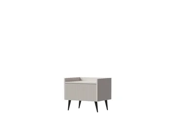 Chiku Yöpöytä 52 cm - Beige - Huonekalut - Pöytä & ruokailuryhmä - Apupöytä & sivupöytä - Yöpöytä