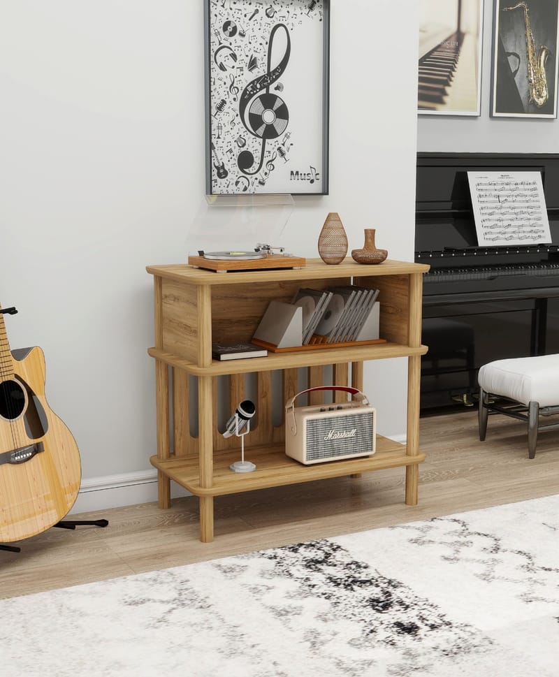 Clavor Sivupöytä 73 cm - Tammi - Huonekalut - Pöytä & ruokailuryhmä - Apupöytä & sivupöytä - Tarjotinpöytä & pikkupöytä