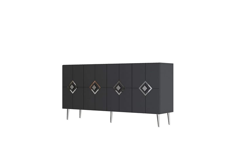 Cleryn Konsolipöytä 150 cm, Antrasiitti/Hopea