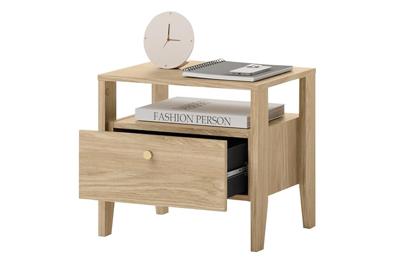 Cocorna Yöpöytä 50 cm - Beige - Huonekalut - Pöytä & ruokailuryhmä - Apupöytä & sivupöytä - Yöpöytä