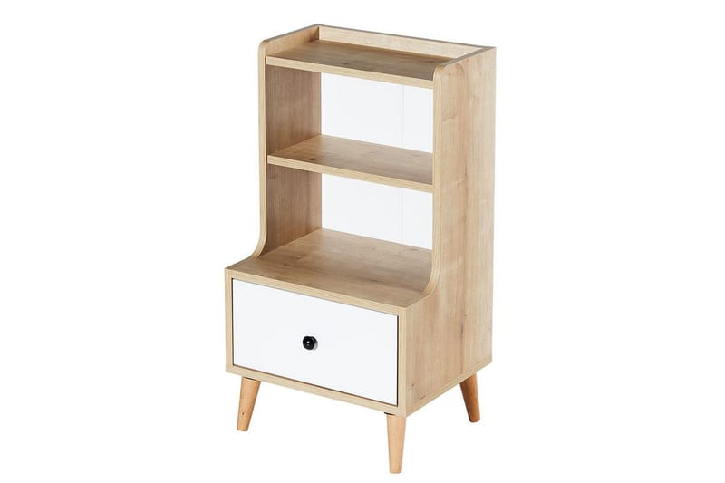 Comfortale Yöpöytä 45 cm - Hiekka/Valkoinen - Huonekalut - Pöytä & ruokailuryhmä - Apupöytä & sivupöytä - Yöpöytä