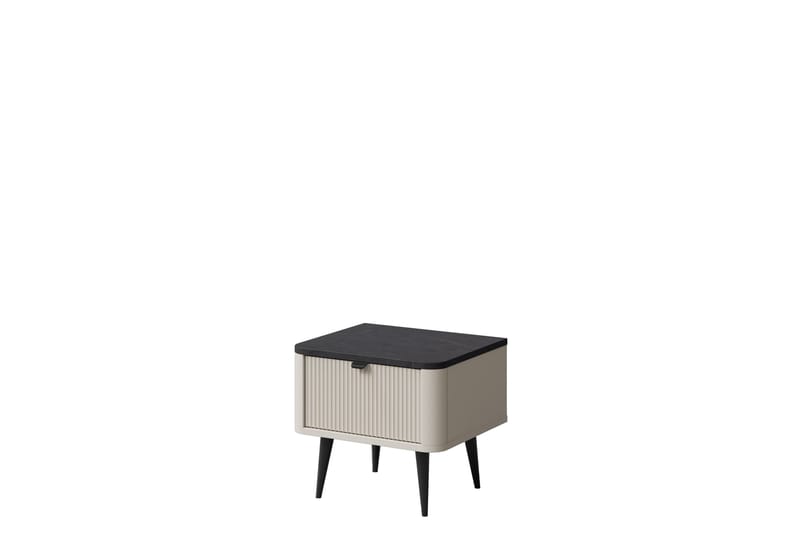 Cucina Yöpöytä 50 cm - Beige/Harmaa - Huonekalut - Pöytä & ruokailuryhmä - Apupöytä & sivupöytä - Yöpöytä