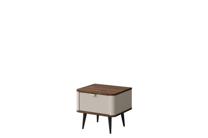 Cucina Yöpöytä 50 cm - Beige/Ruskea - Huonekalut - Pöytä & ruokailuryhmä - Apupöytä & sivupöytä - Yöpöytä