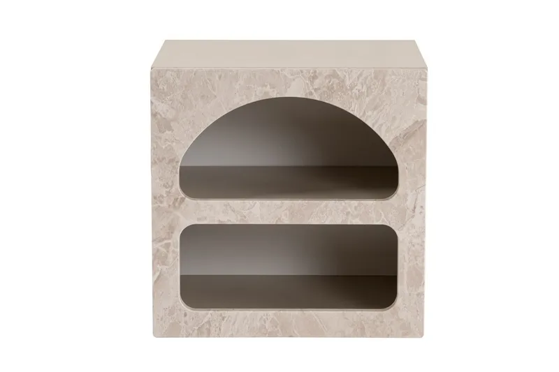 Dalim Yöpöytä 50 cm - Travertiini/Hiekkakivi - Huonekalut - Pöytä & ruokailuryhmä - Apupöytä & sivupöytä - Yöpöytä