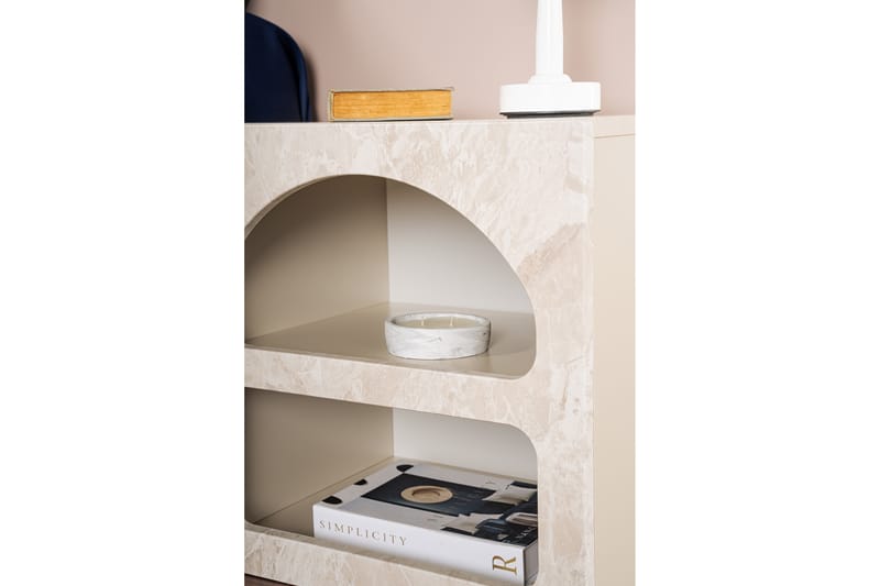 Dalim Yöpöytä 50 cm - Travertiini/Hiekkakivi - Huonekalut - Pöytä & ruokailuryhmä - Apupöytä & sivupöytä - Yöpöytä