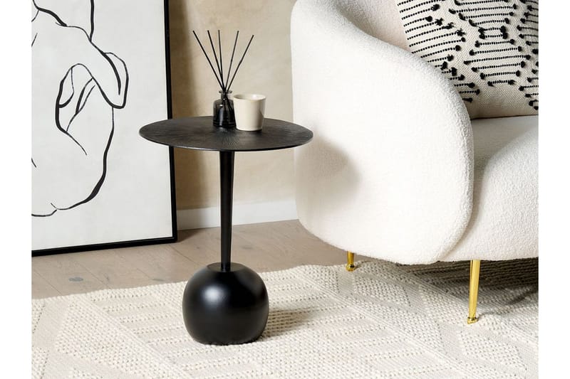 Deshi Sivupöytä 40 cm - Musta - Huonekalut - Pöytä & ruokailuryhmä - Apupöytä & sivupöytä - Tarjotinpöytä & pikkupöytä
