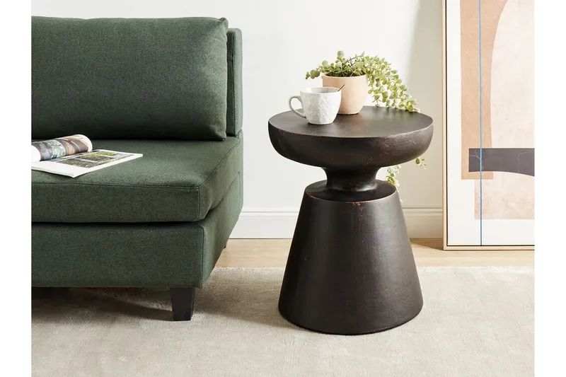 Diondra Sivupöytä 45 cm - Musta - Huonekalut - Pöytä & ruokailuryhmä - Apupöytä & sivupöytä - Tarjotinpöytä & pikkupöytä