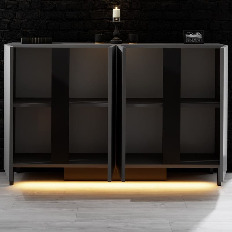 Djarhint Konsolipöytä 127 cm - Antrasiitti - Huonekalut - Pöytä & ruokailuryhmä - Apupöytä & sivupöytä - Eteispöytä