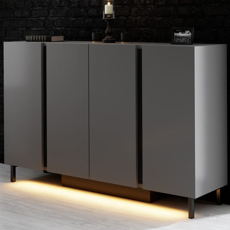 Djarhint Konsolipöytä 127 cm - Antrasiitti - Huonekalut - Pöytä & ruokailuryhmä - Apupöytä & sivupöytä - Eteispöytä