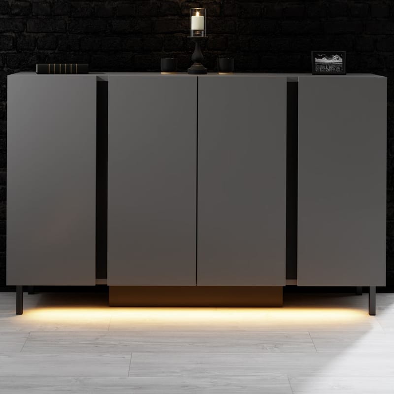 Djarhint Konsolipöytä 127 cm - Antrasiitti - Huonekalut - Pöytä & ruokailuryhmä - Apupöytä & sivupöytä - Eteispöytä