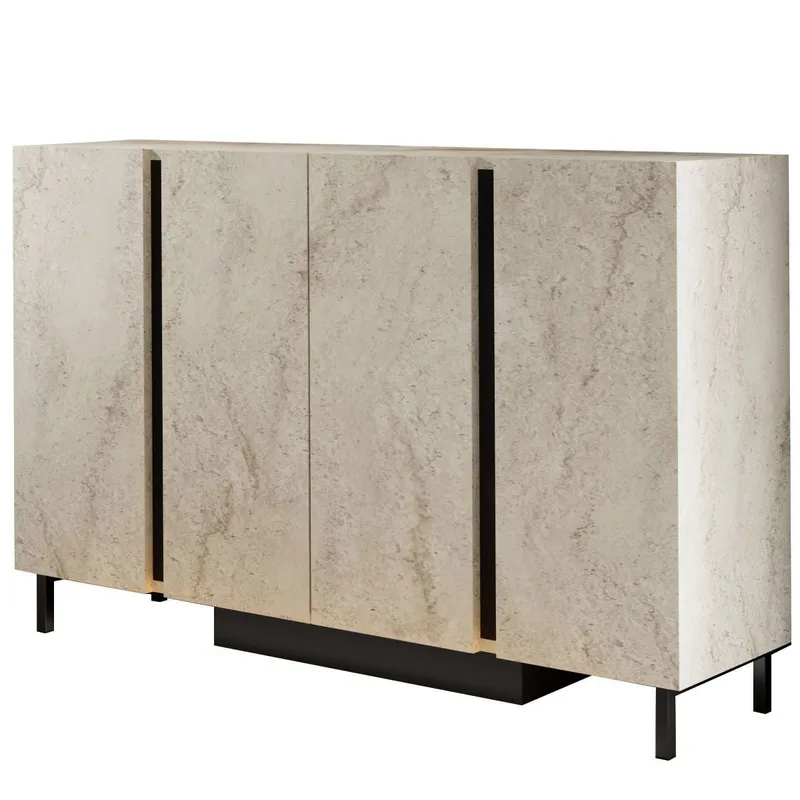 Djarhint Konsolipöytä 127 cm, travertiini