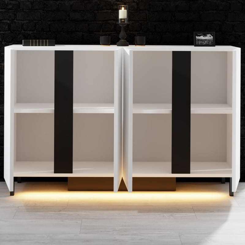 Djarhint Konsolipöytä 127 cm - Valkoinen - Huonekalut - Pöytä & ruokailuryhmä - Apupöytä & sivupöytä - Eteispöytä