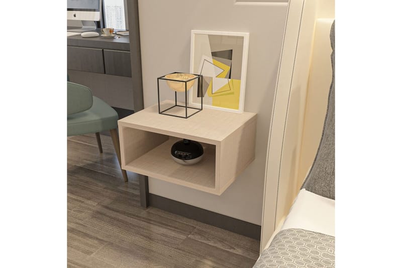 Dora Yöpöytä 45 cm - Beige - Huonekalut - Pöytä & ruokailuryhmä - Apupöytä & sivupöytä - Yöpöytä