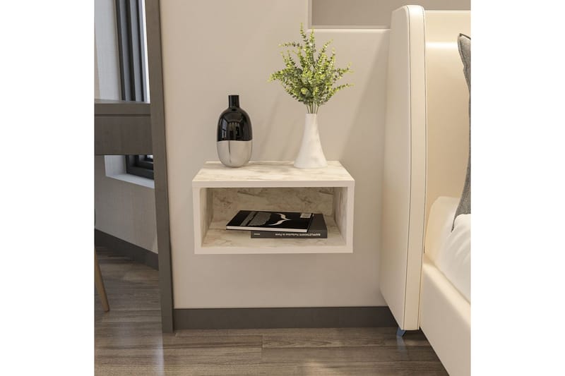 Dora Yöpöytä 45 cm - Marmori - Huonekalut - Pöytä & ruokailuryhmä - Apupöytä & sivupöytä - Yöpöytä