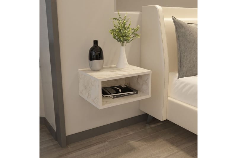Dora Yöpöytä 45 cm - Marmori - Huonekalut - Pöytä & ruokailuryhmä - Apupöytä & sivupöytä - Yöpöytä