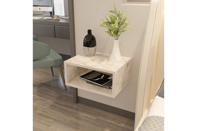 Dora Yöpöytä 45 cm - Marmori - Huonekalut - Pöytä & ruokailuryhmä - Apupöytä & sivupöytä - Yöpöytä