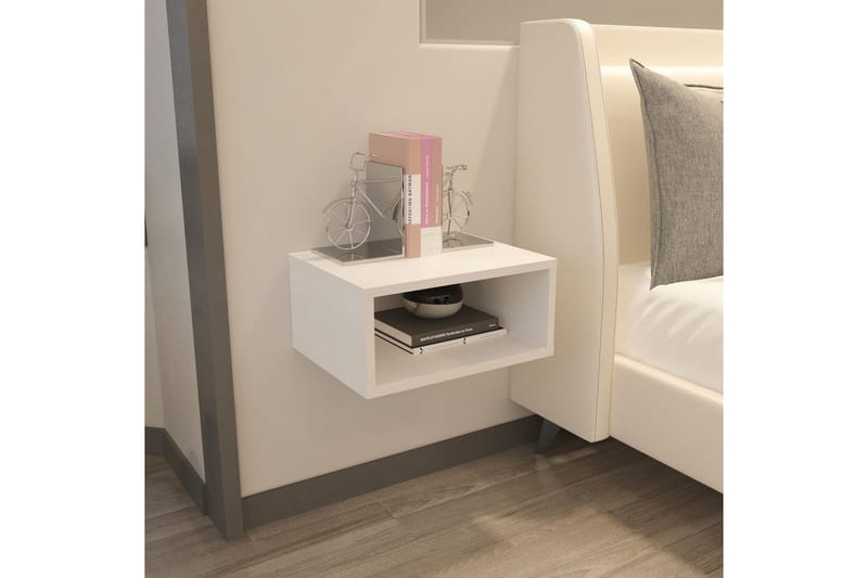 Dora Yöpöytä 45 cm - Valkoinen - Huonekalut - Pöytä & ruokailuryhmä - Apupöytä & sivupöytä - Yöpöytä