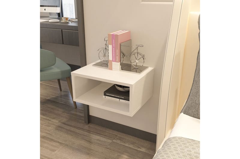 Dora Yöpöytä 45 cm - Valkoinen - Huonekalut - Pöytä & ruokailuryhmä - Apupöytä & sivupöytä - Yöpöytä