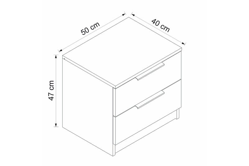 Duleep Yöpöytä - Huonekalut - Pöytä & ruokailuryhmä - Apupöytä & sivupöytä - Yöpöytä