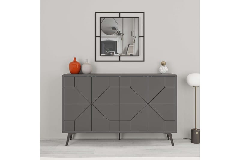 Dune Konsolipöytä 123 cm - Antrasiitti - Huonekalut - Pöytä & ruokailuryhmä - Apupöytä & sivupöytä - Konsolipöytä