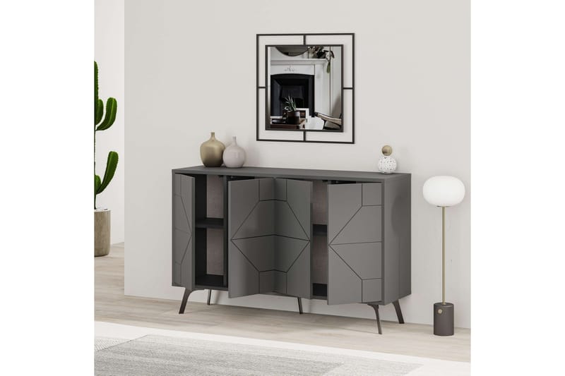 Dune Konsolipöytä 123 cm - Antrasiitti - Huonekalut - Pöytä & ruokailuryhmä - Apupöytä & sivupöytä - Konsolipöytä