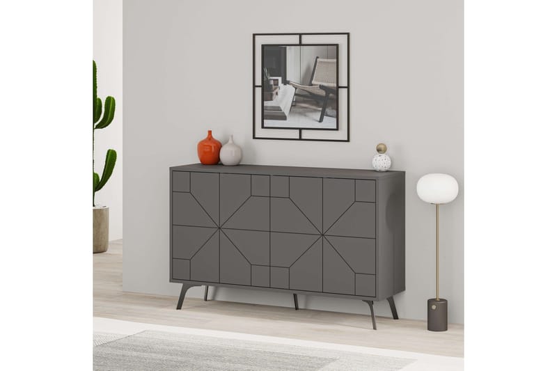 Dune Konsolipöytä 123 cm - Antrasiitti - Huonekalut - Pöytä & ruokailuryhmä - Apupöytä & sivupöytä - Konsolipöytä